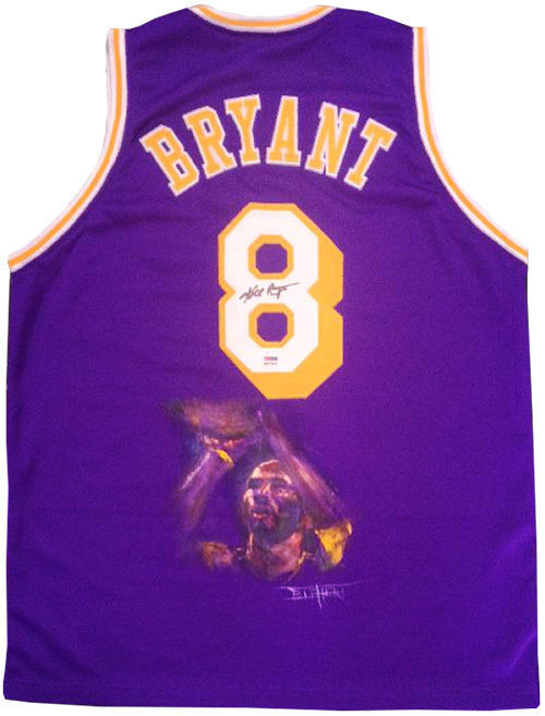 kobe bryant autographed jersey panini